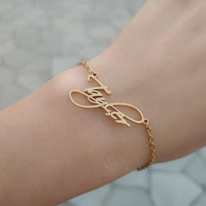 Gold Custom name Bracelets